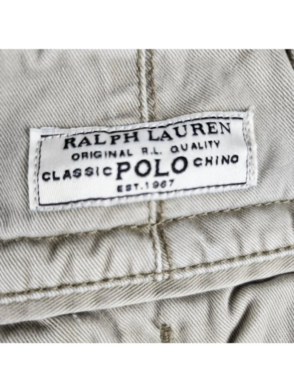 Polo Ralph Lauren Shorts Mens 30x10 Beige Vintage Cargo Shorts